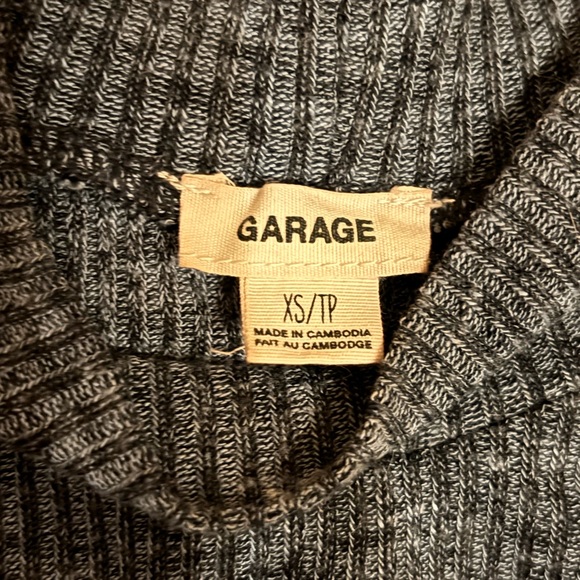 Blue Knit Mock Neck - Picture 3 of 3